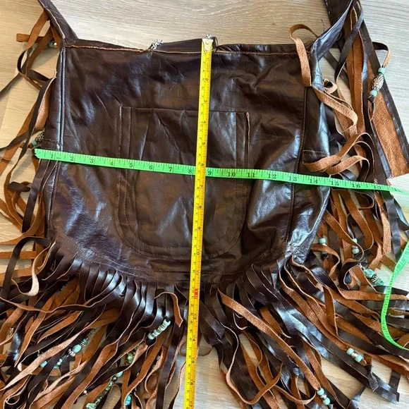 Handmade One of a Kind Fringe Boho Bag with Lots of Dangly Jewels.